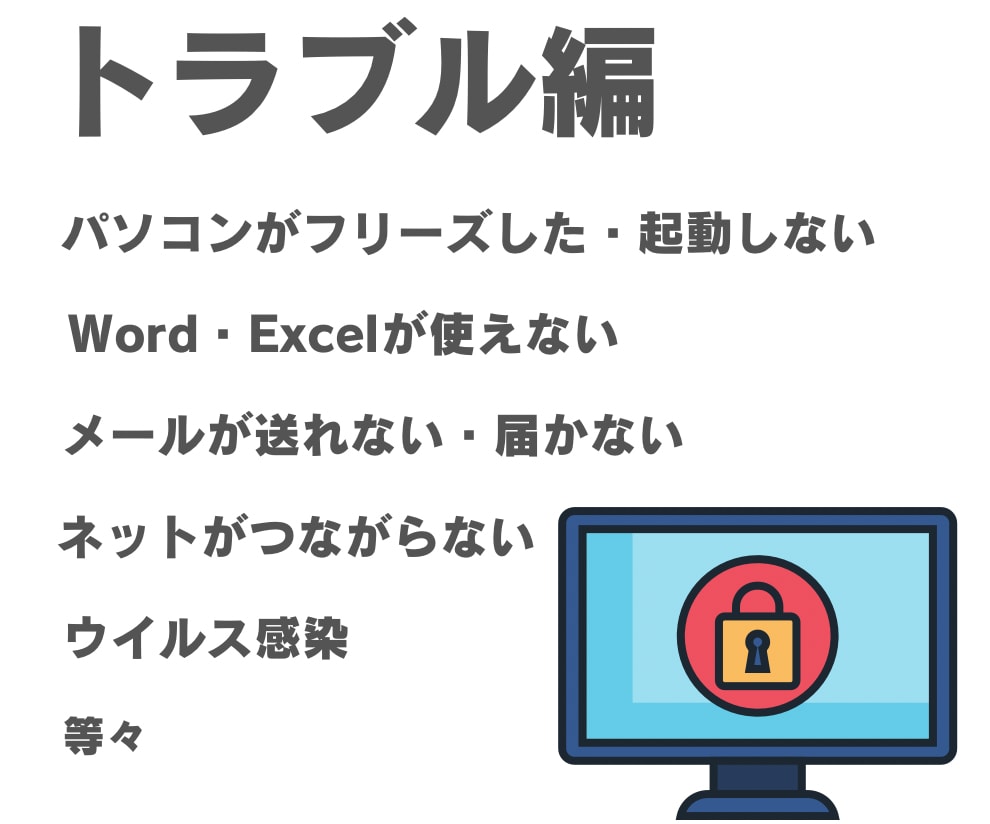 あなたのパソコン・スマホライフを快適にします 1500件訪問した経験を活かして全力でサポートいたします イメージ5