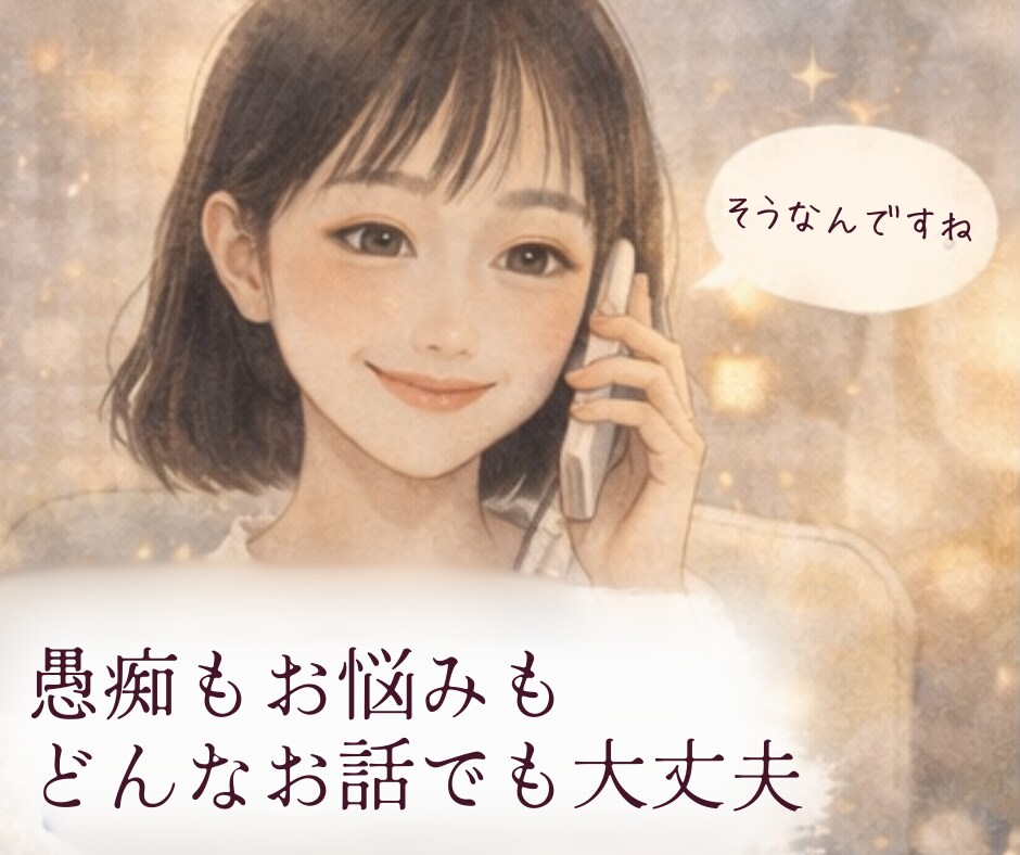 元保育士が優しく寄り添いモヤモヤを一緒にほどきます 話すだけで心が落ち着く✨愚痴/お悩み/家族/仕事/対人関係 イメージ6