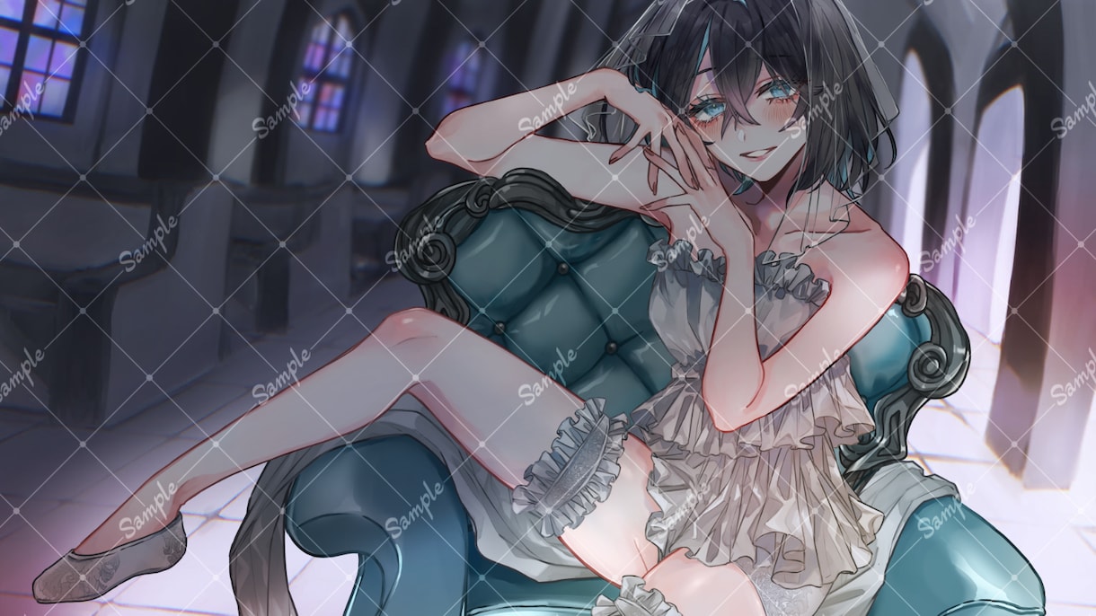 動画用サムネイルやヘッダーイラストを制作いたします 配信や歌ってみた、SNSヘッダーなどにも イメージ2