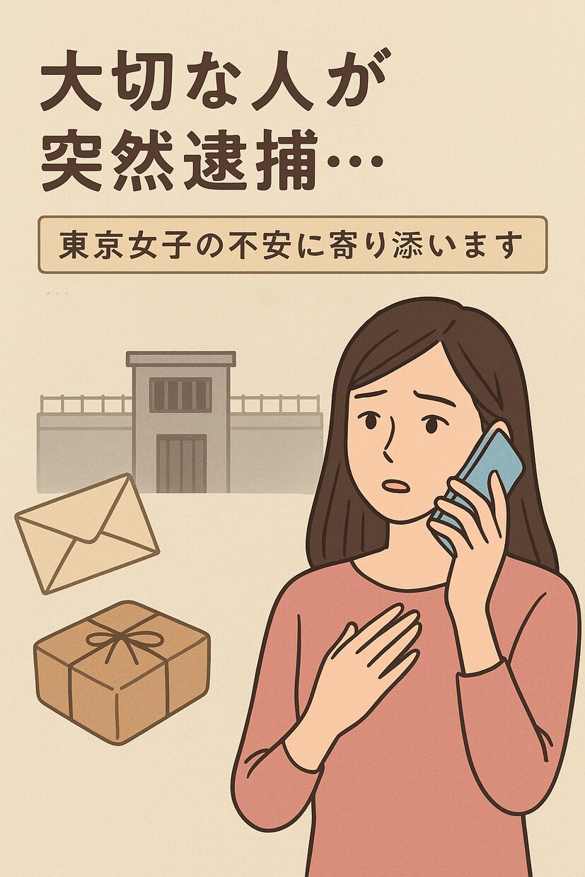 大切な人が逮捕された時…あなたをサポートします 身近な人が逮捕・勾留。大きな不安に頼れる相談窓口です。 イメージ1