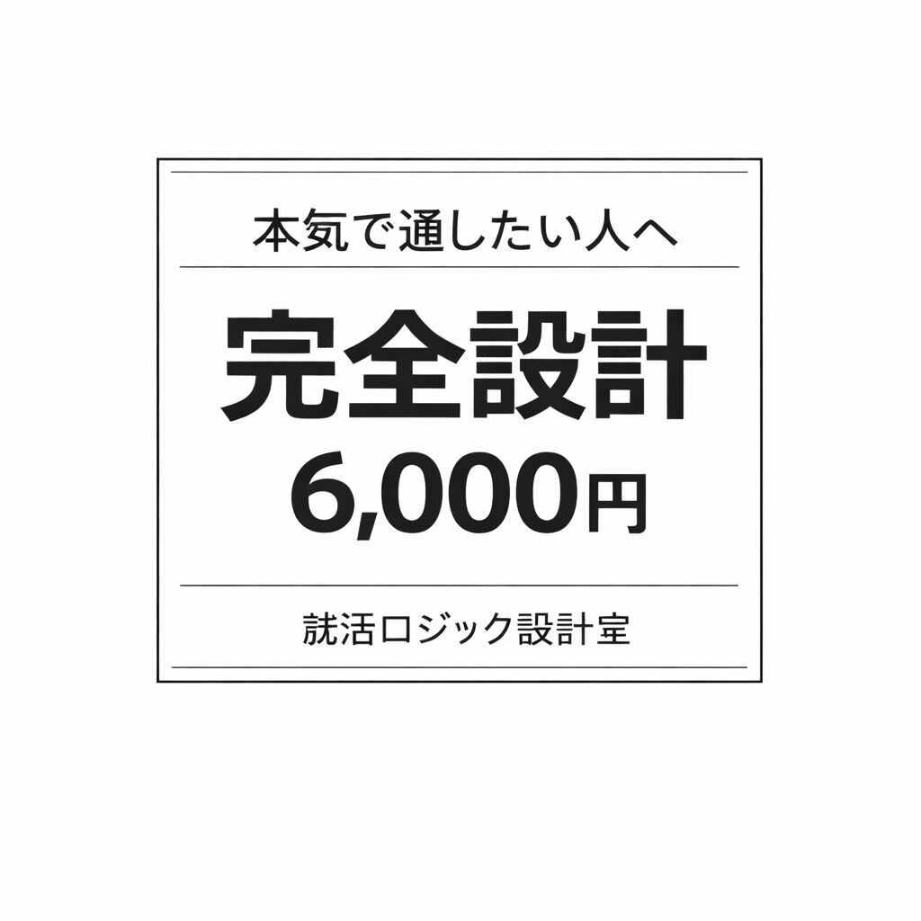 ESを企業視点で完全設計「先着20名限定」します 通過レベルまで本格再構築、構造化添削 イメージ1