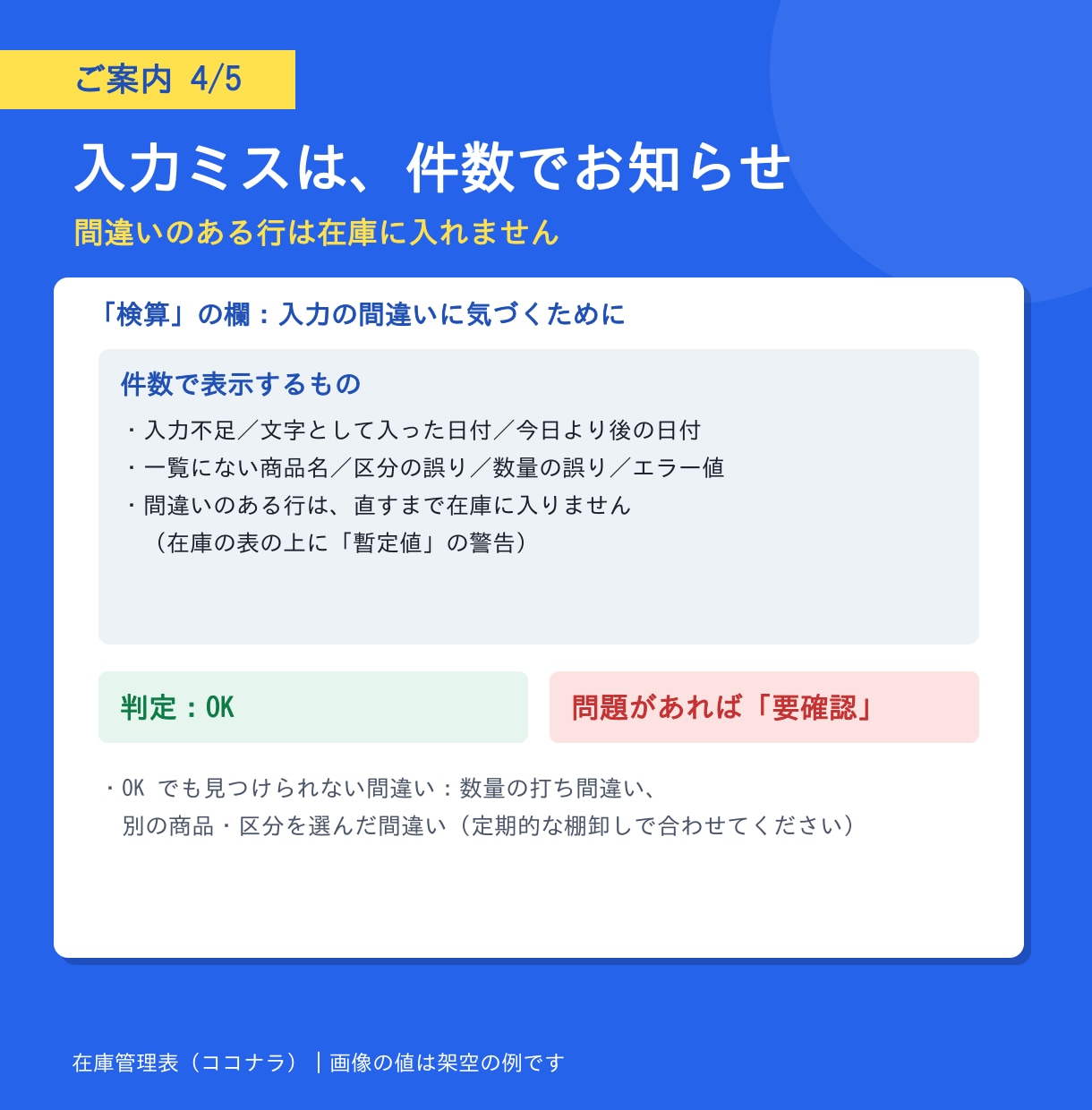 Excelで使いやすい在庫管理表を作成します 入出庫・在庫数を見える化し管理を楽にします イメージ5