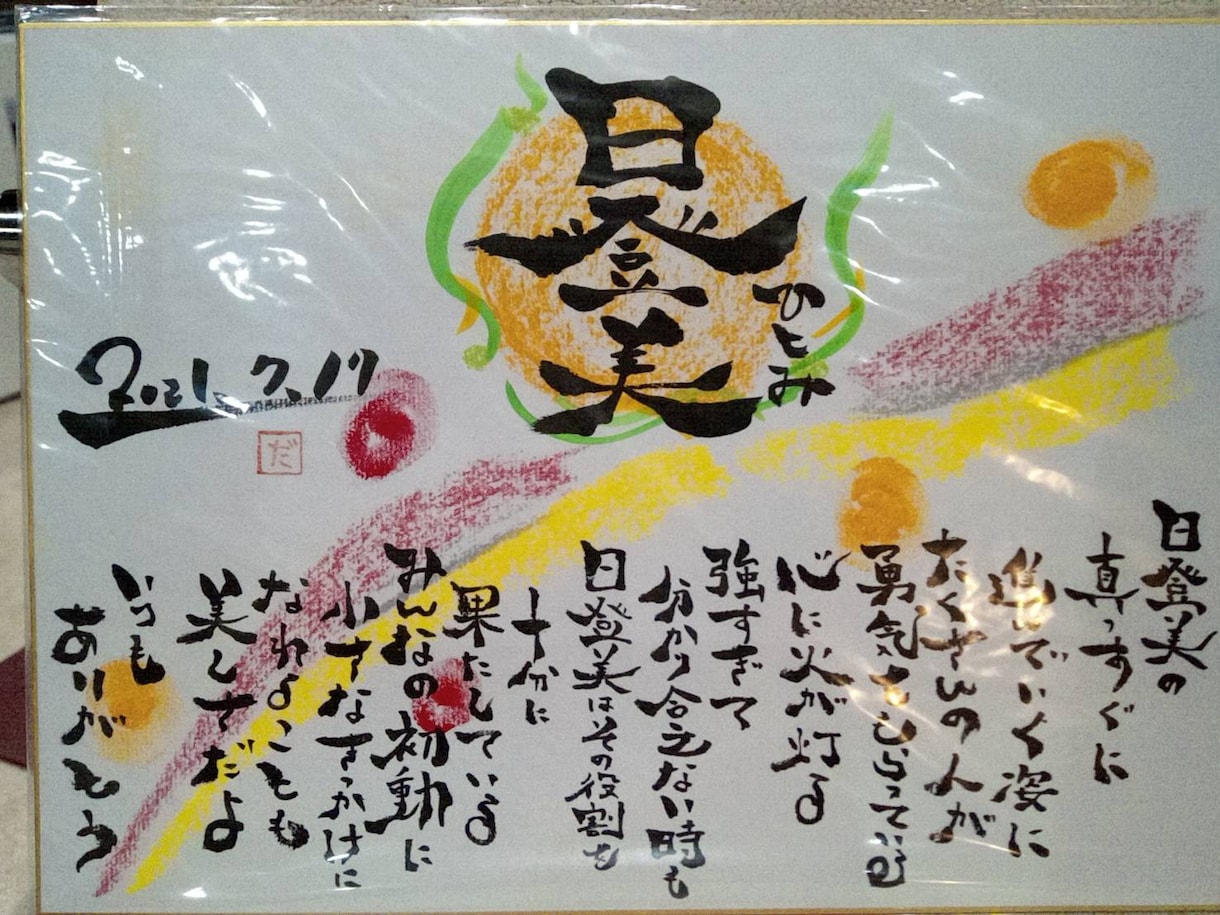 お名前から浮かぶメッセージを作成します 【お名前鑑定】プレゼントも可能です イメージ2