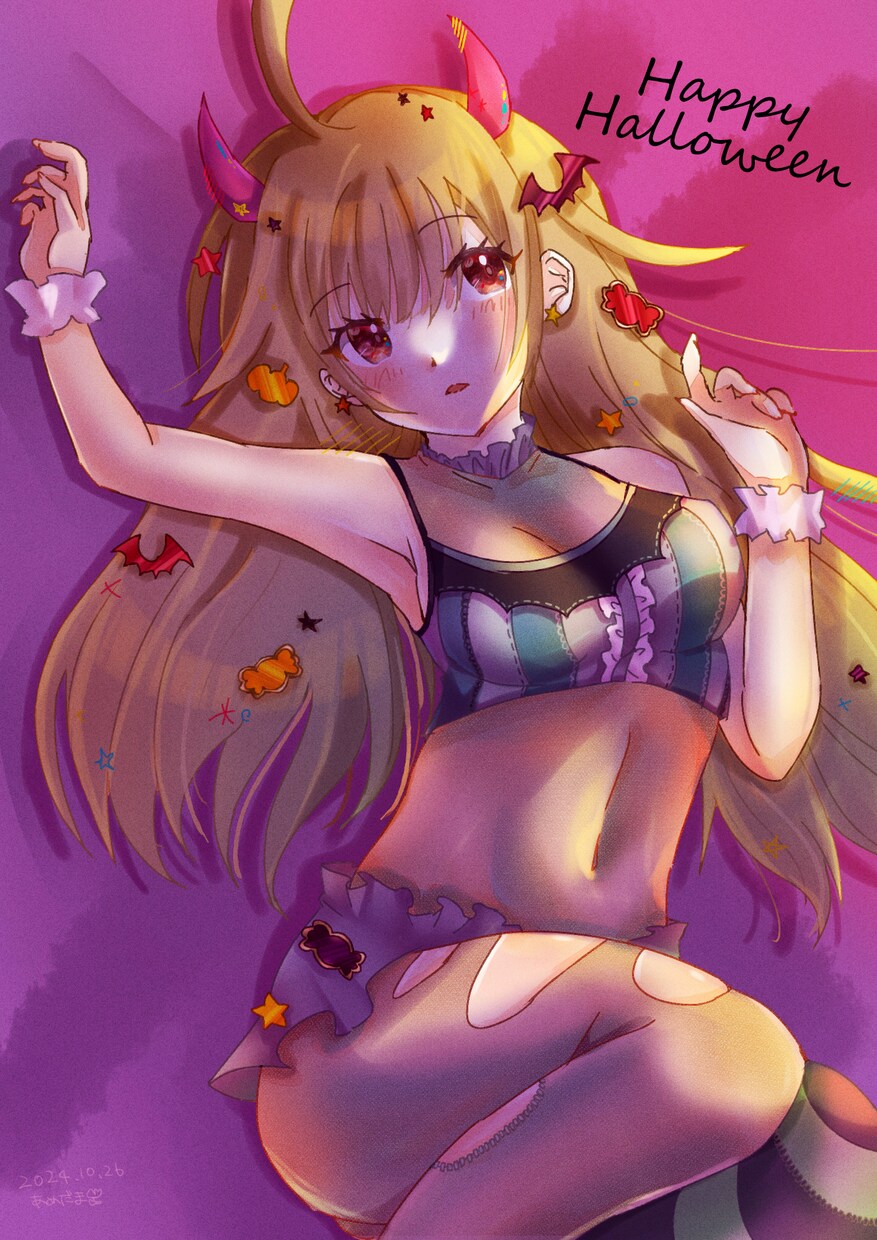 配信・サムネ・ヘッダー・一枚絵の女の子描きます かわいい女の子を丁寧なヒアリングで形にします♪ イメージ3