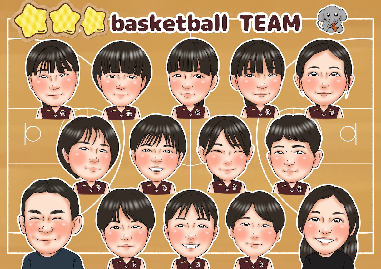 卒業 卒園 卒団 記念の似顔絵描きます そっくりで可愛い、優しくあたたかい似顔絵です イメージ2