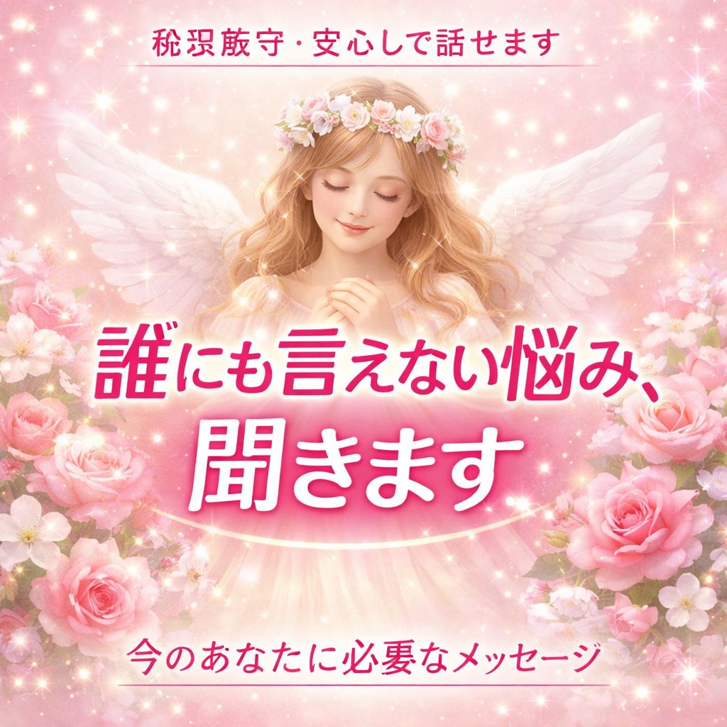 今のあなたに必要なメッセージを届けます 誰にも言えない悩みに、優しく寄り添います イメージ1