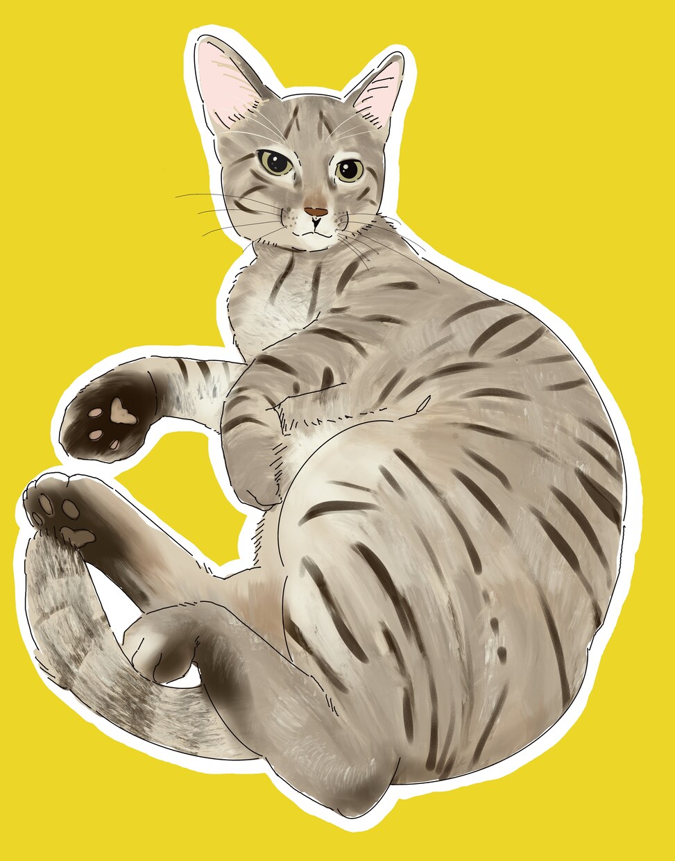 猫ちゃんの似顔絵描きます 愛猫の温もり、そのままイラストに！プレゼントにも！ イメージ1