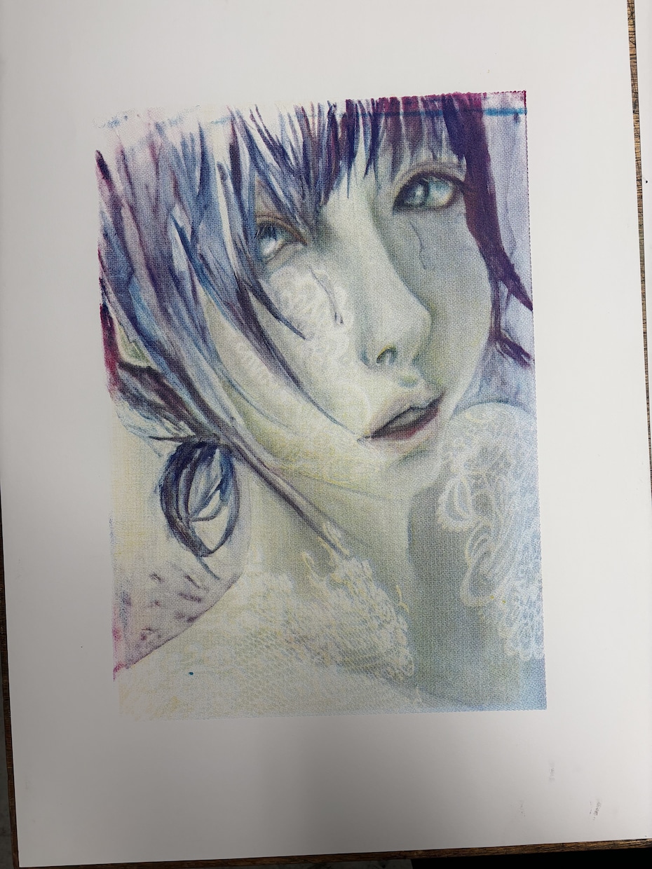 水彩画とシルクスクリーンの作品を販売します 水彩画と版画で描く、私だけのオリジナルアート イメージ4