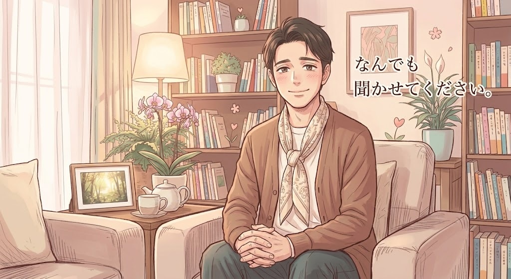 なんでも聞かせてください！５分からでもお聞きします どんな内容も大歓迎！話すだけで心がすーっと軽くなります イメージ1