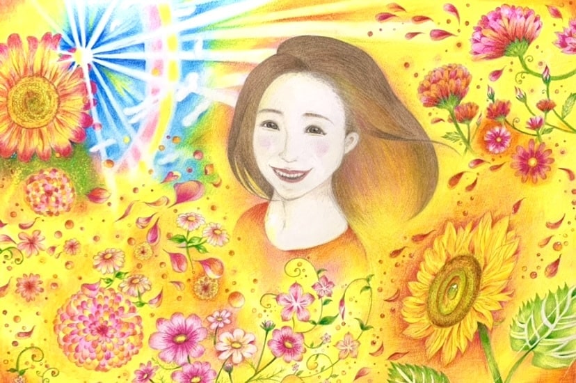 色鉛筆画をお届けします 180色の色鉛筆で描いたメンタルコーチのソウルアート イメージ2