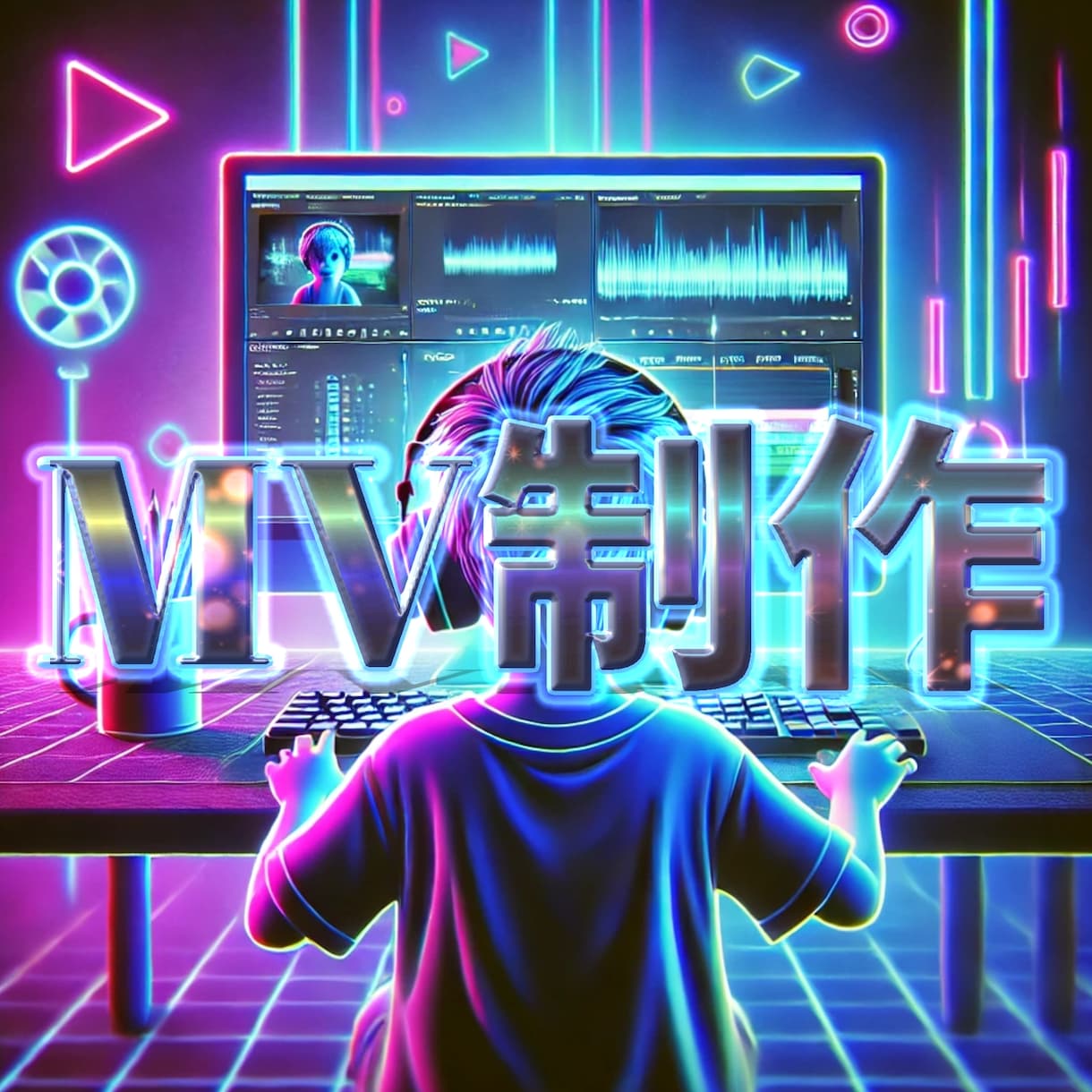 1日で、ボカロ・歌みた・オリジナル楽曲MV作ります ボカロ曲などの歌ってみたのオリジナルMV、PV制作致します！ イメージ1