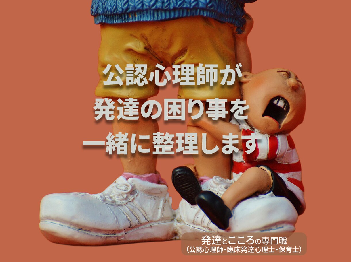 公認心理師が発達の困り事を一緒に整理します 癇癪・グレーゾーン・園や学校の悩みに対応 イメージ1