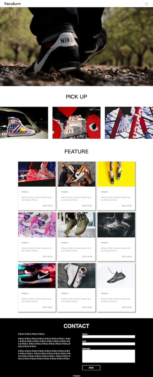 html&cssのコーディング代行をいたします レスポンシブ対応可★LPやWordPress化もご対応します イメージ7