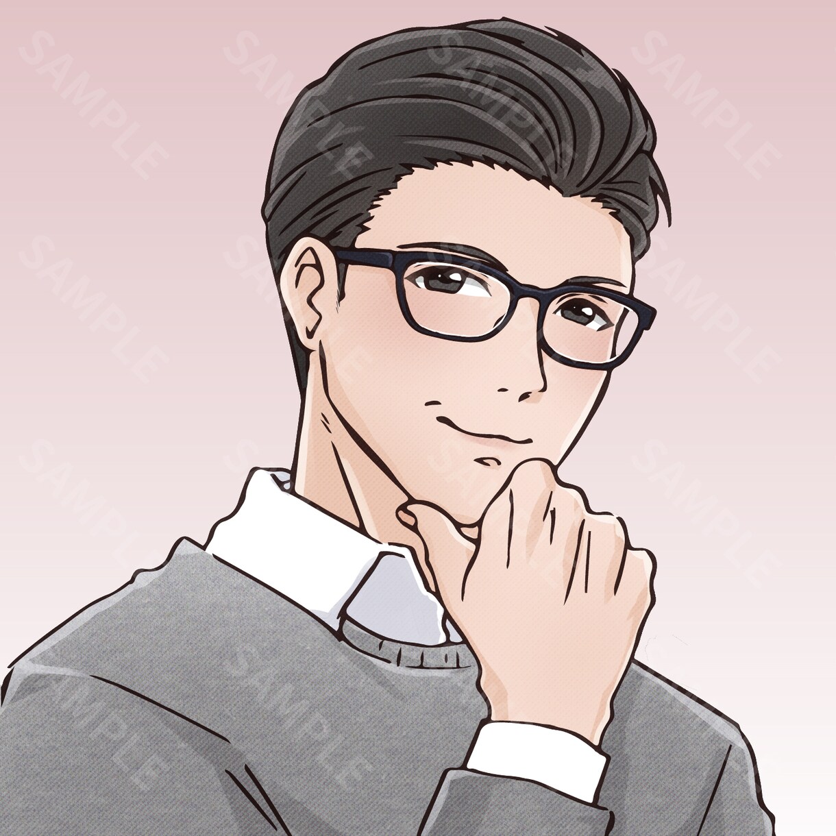 好印象！かわいい・かっこいいイラスト描きます ほんのりコミック調のタッチでアイコン・サムネなどにぴったり！ イメージ3