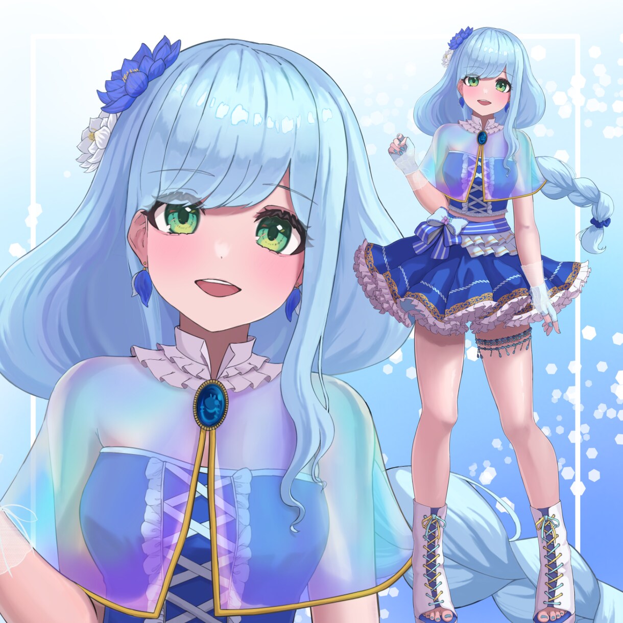 商用利用◯高品質なイラストをお届けします キャラデザから一枚絵まで！IRIAMやVTuberなどに イメージ3