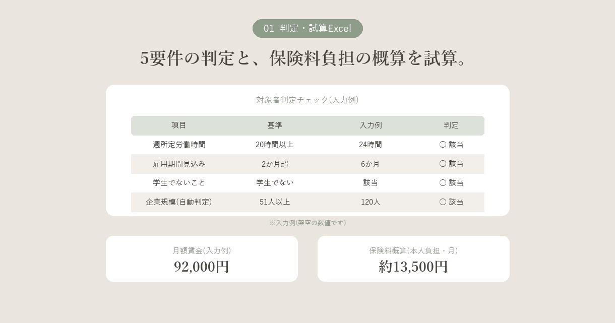 106万円の壁 賃金要件廃止に対応します 対応は済んでいますか。賃金要件廃止に備える資料キット イメージ3