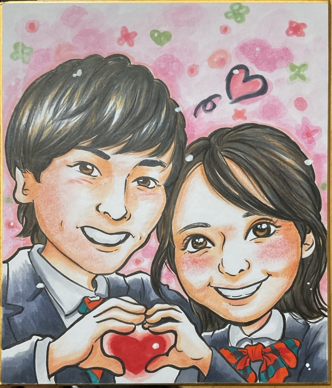 還暦　お祝いプレゼント似顔絵おくります かわいくて、そっくりあたたかな似顔絵贈ります イメージ1