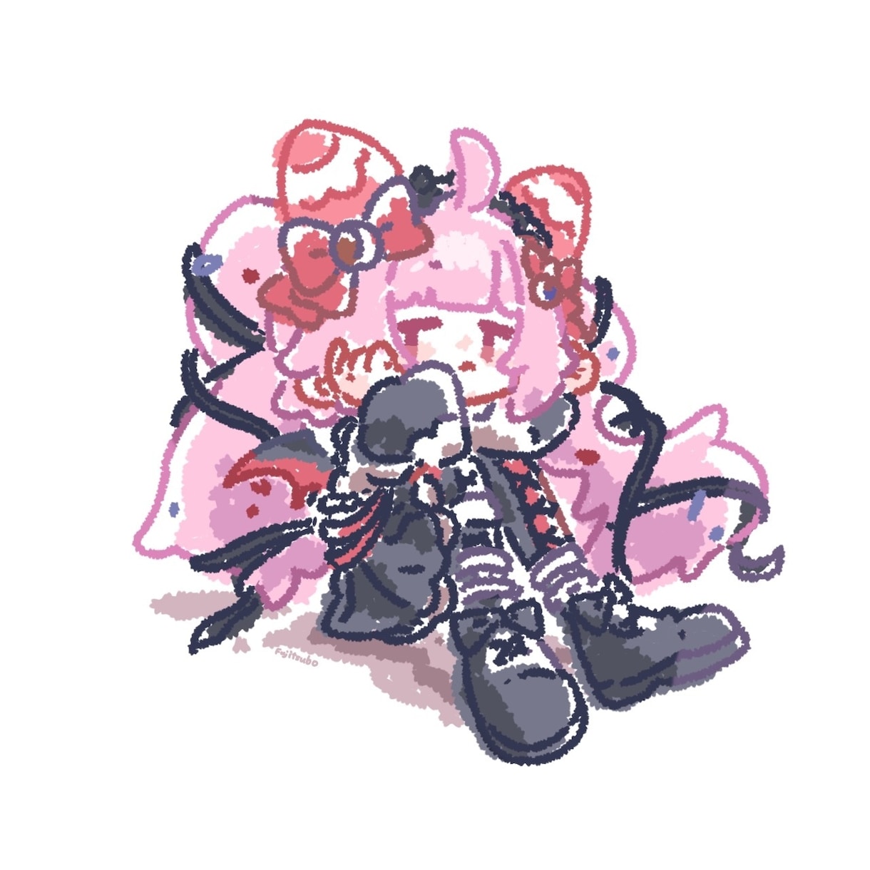 ゆるふわのイラスト描きます ゆるふわならお任せを！いろんなキャラクターをデフォルメに！ イメージ2
