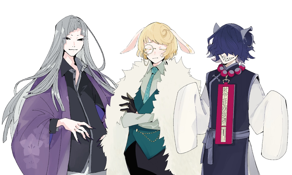 キャラクターの立ち絵を作成します あなたのキャラクターをイラスト化します！ イメージ9