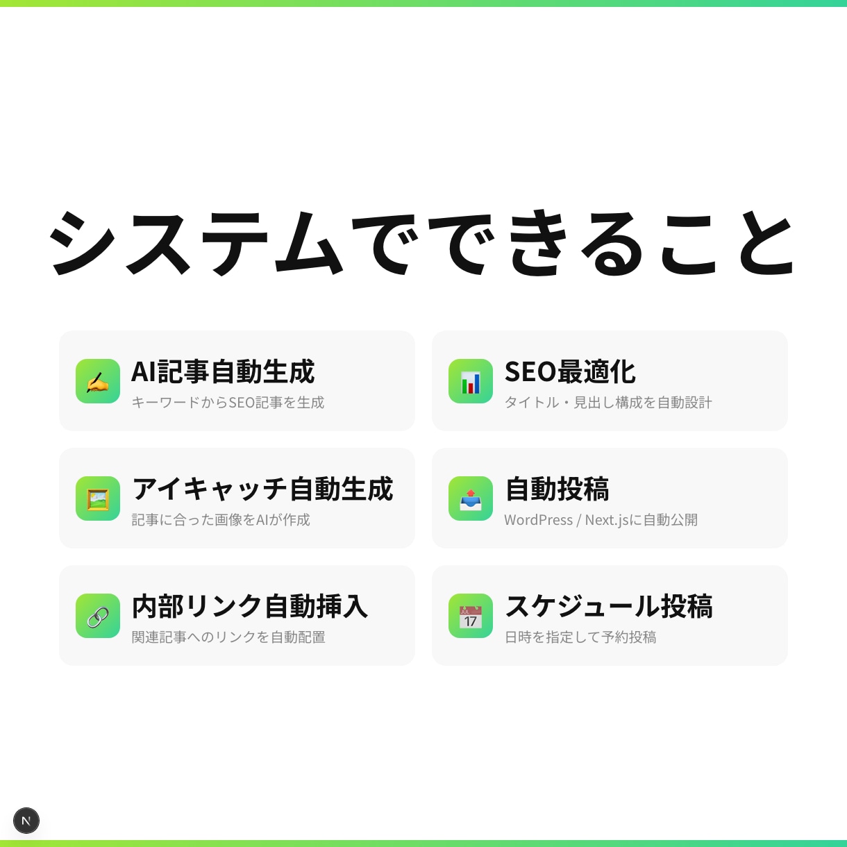 SEO記事をAIで自動生成しWP投稿しますます キーワード入力だけでSEO記事を自動生成|WP自動投稿対応 イメージ3