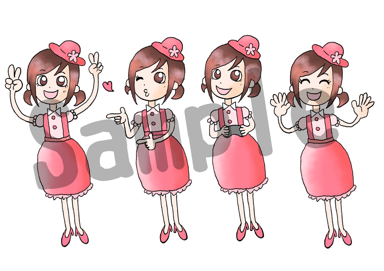 かわいい癒しのイラストをお描きします ちょっぴりシュールで個性的！のほほん癒し系イラスト★ イメージ4