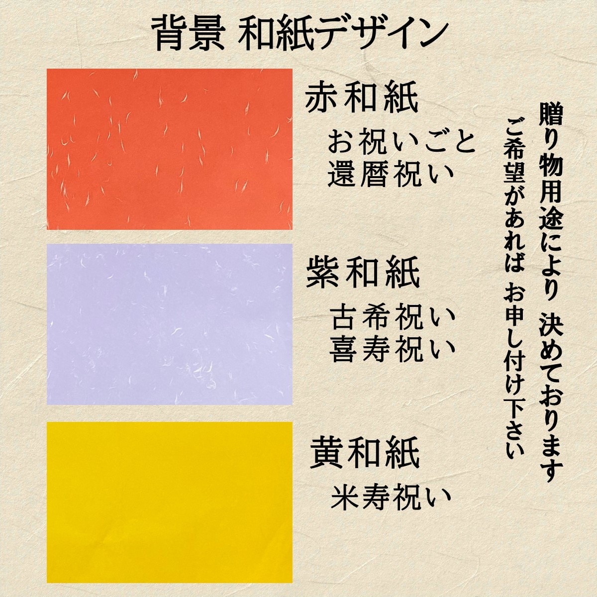 還暦 退職祝いに 名前ポエム×筆文字 お書きします 手すき和紙の温もりを！Ａ３額の大きめサイズの大迫力！ イメージ5