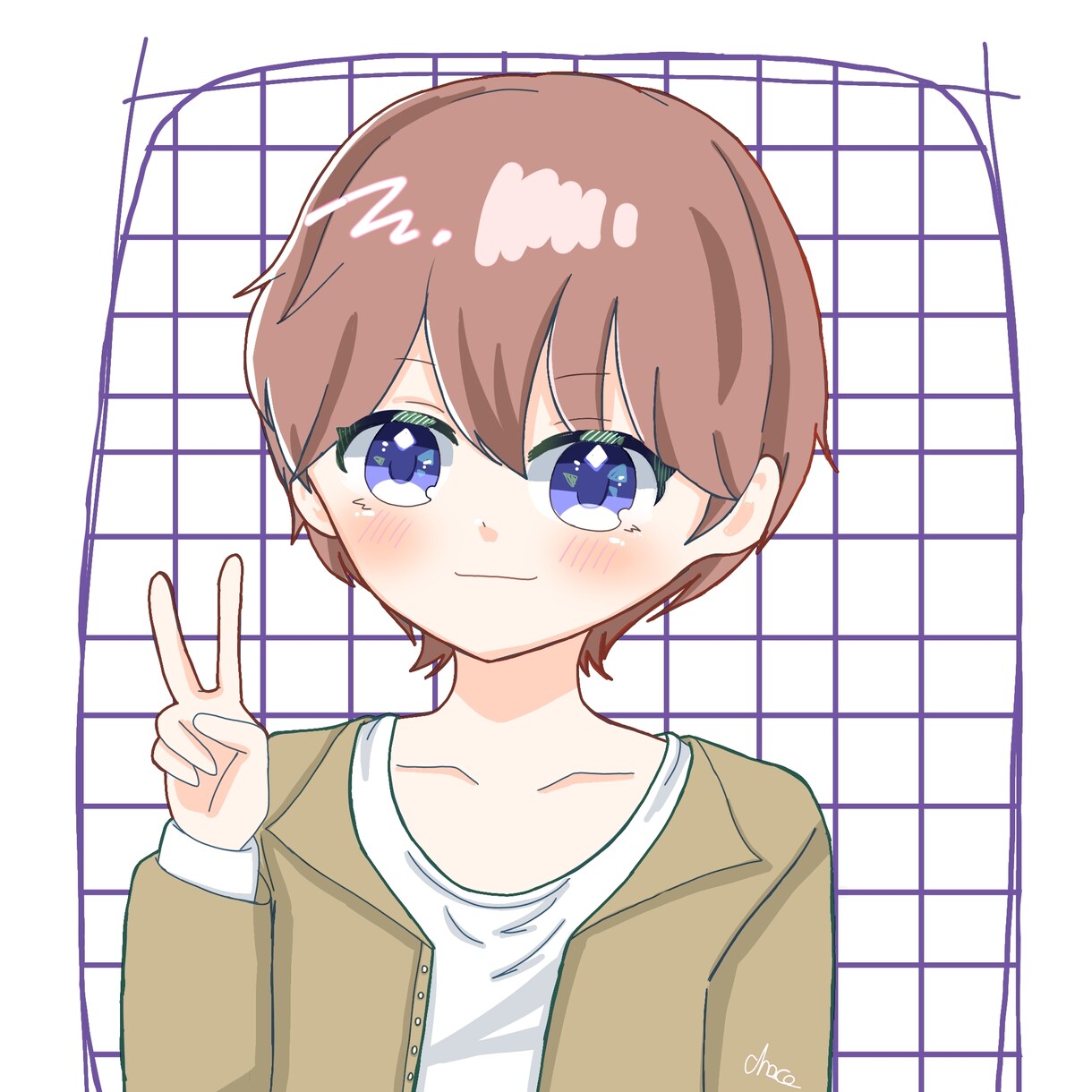 可愛いアイコンサイズのイラスト描きます SNSのアイコンなどにお使いください！ イメージ2
