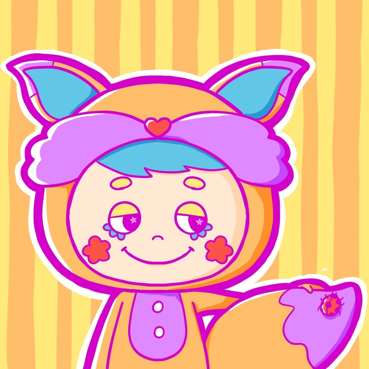 SNSオリジナルアイコン作成します 動物モチーフのキャラクター、ポップ、かわいい系 イメージ3