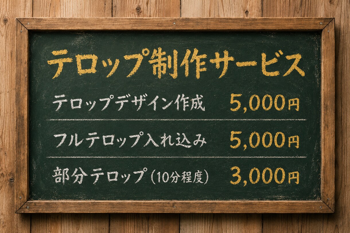 まずはお気軽にご相談ください！ます テロップ制作から動画編集まで柔軟に対応いたします イメージ2