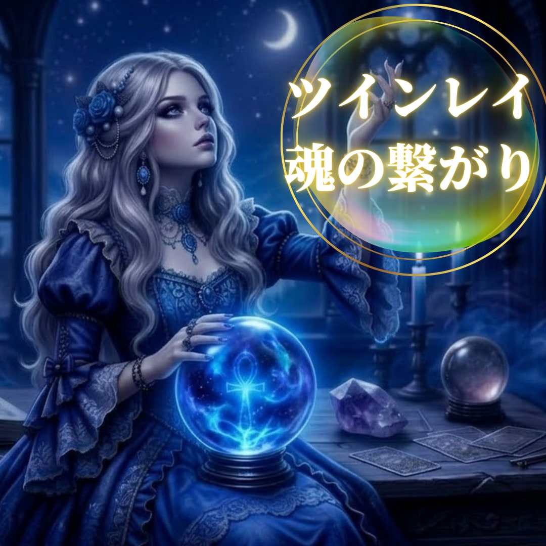 ツインレイ 宿命の縁と本音を霊視タロットで視ます 魂が求める答えを✦霊視で宿命の真実を解き明かします イメージ1