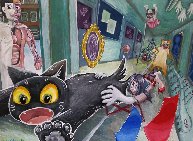 原画を配送☆動物の絵本調イラストお描きします うちの子がファンタジーの世界に♪ご希望の舞台で描きます イメージ3