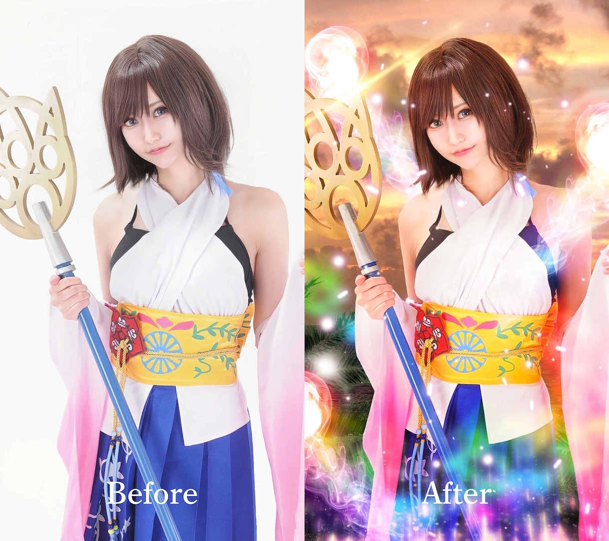 コスプレ写真を画像加工でレベルアップします 他のコスプレイヤーと差をつけるならぜひ!!♪ イメージ2