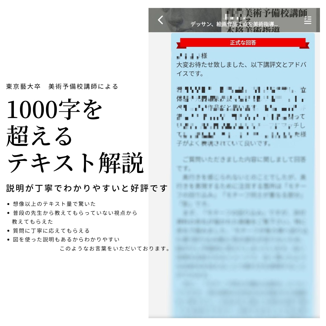 デッサン、絵画作品2点を美術指導いたします 現役大手美術予備校講師の美術指導を体験してみませんか？ イメージ2