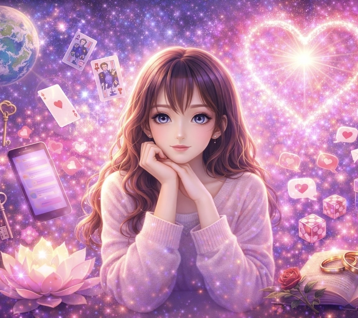 復縁占い♥️高次元メッセージ強力霊視で視ます 彼の本音愛が満ちていくタイミング覗き見♥️ご縁の扉ノック イメージ2