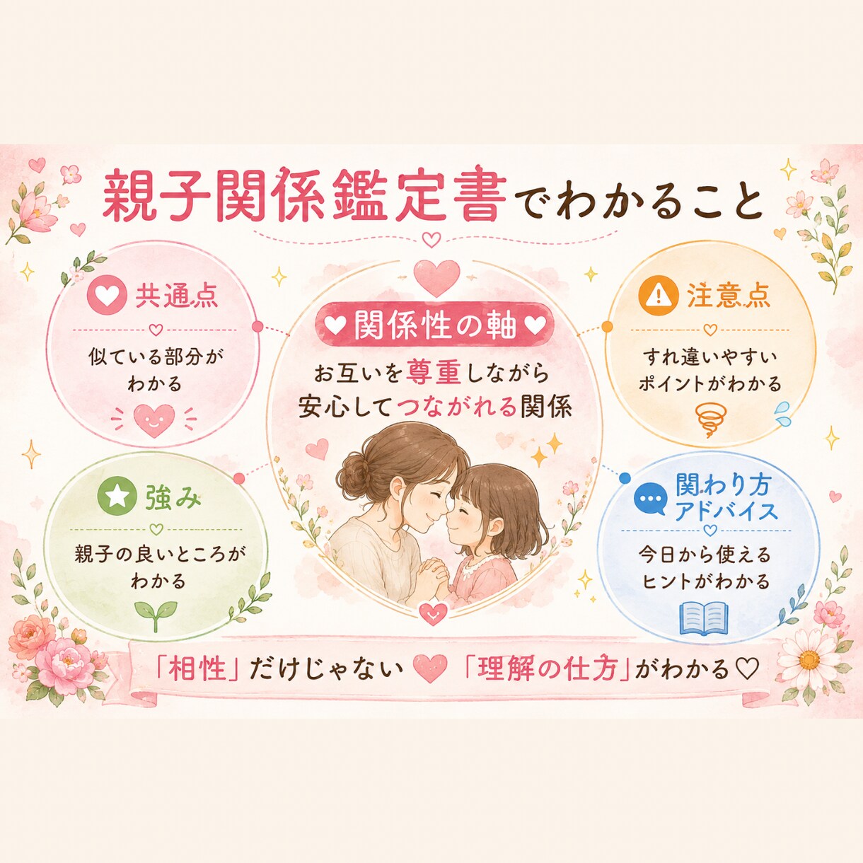 生年月日から親子のトリセツ鑑定書を作成します 子育てのモヤモヤを笑顔に！我が子に合った接し方がわかります イメージ3