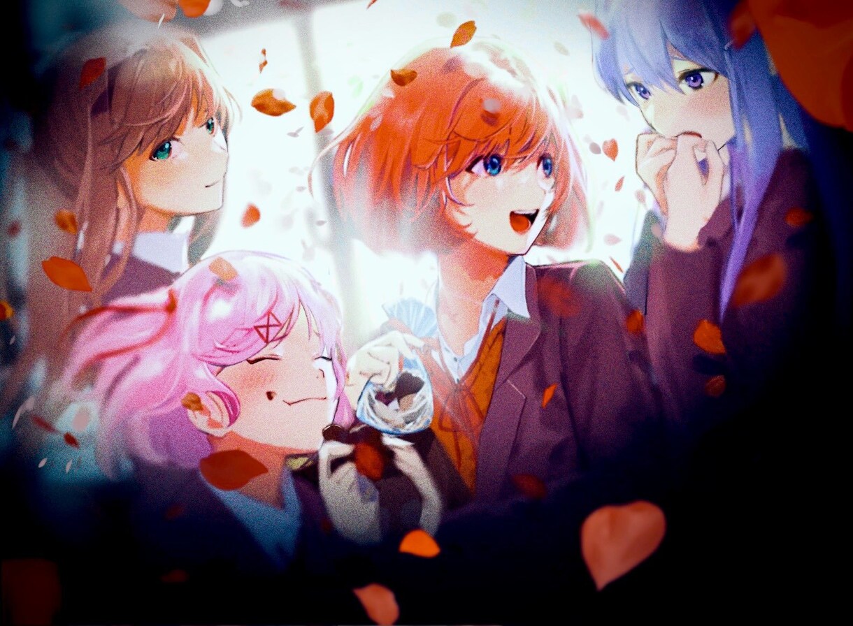 女性キャラ(女子高生~大人)イラスト描きます 厚塗りアニメ調のイラスト作成します イメージ1