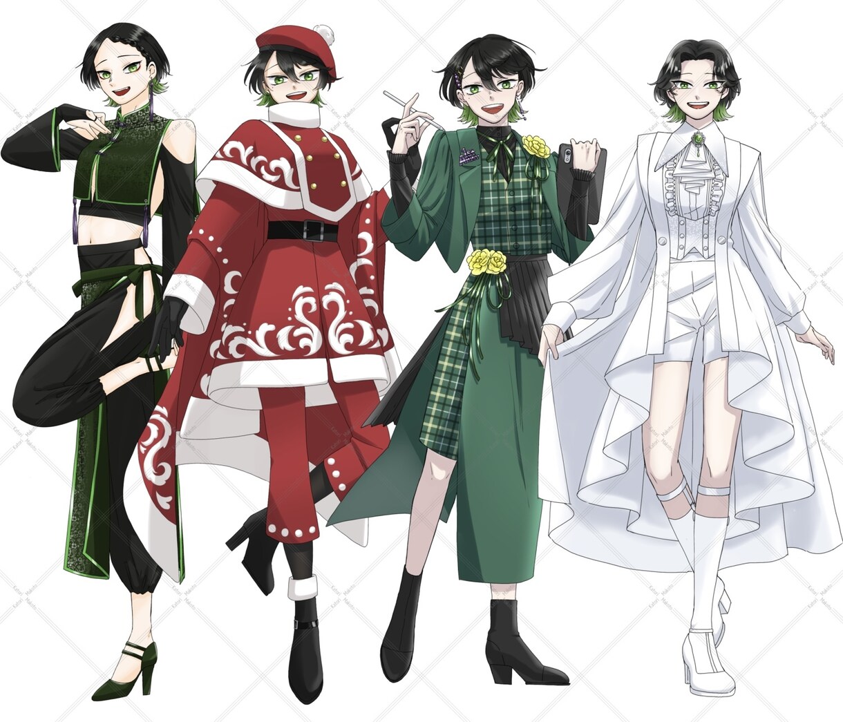 IRIAMの立ち絵描きます あなただけのこだわり新衣装承ります イメージ2