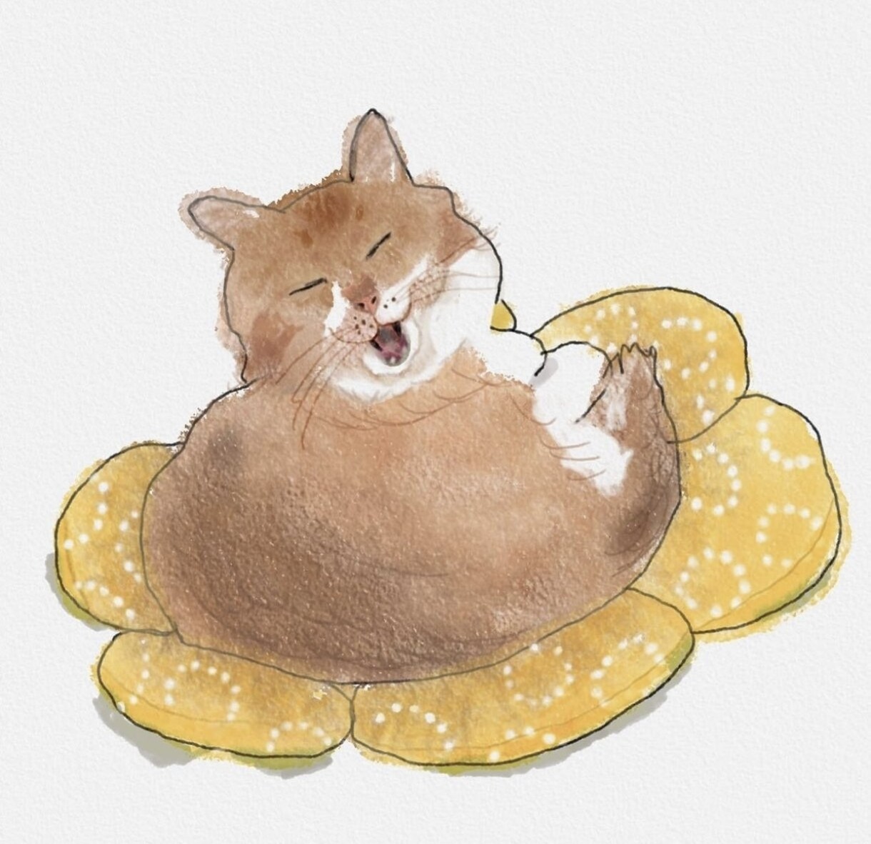 ゆるっと可愛く！ペットのイラスト描きます リアルだけど、可愛いタッチの世界に一つのイラストを心込めて イメージ6