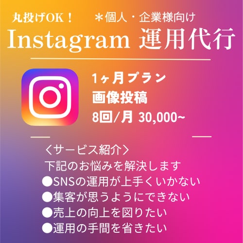 あなたのためにプロがSNS運用代行いたします 集客、売上に貢献！丸投げ運用いたします！ イメージ1
