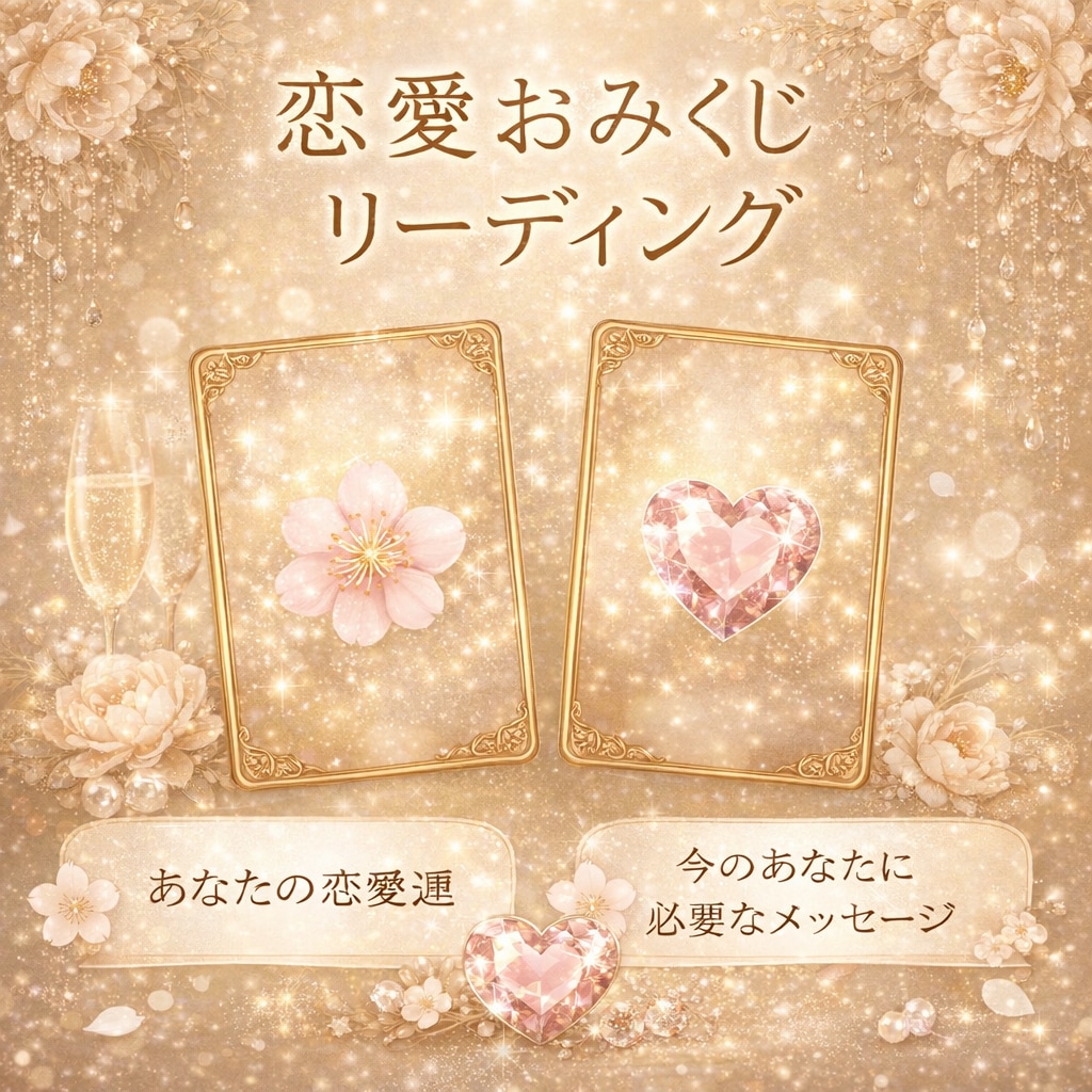 今のあなたに、恋のヒントお届けします ♡恋愛おみくじカードリーディング♡ イメージ1