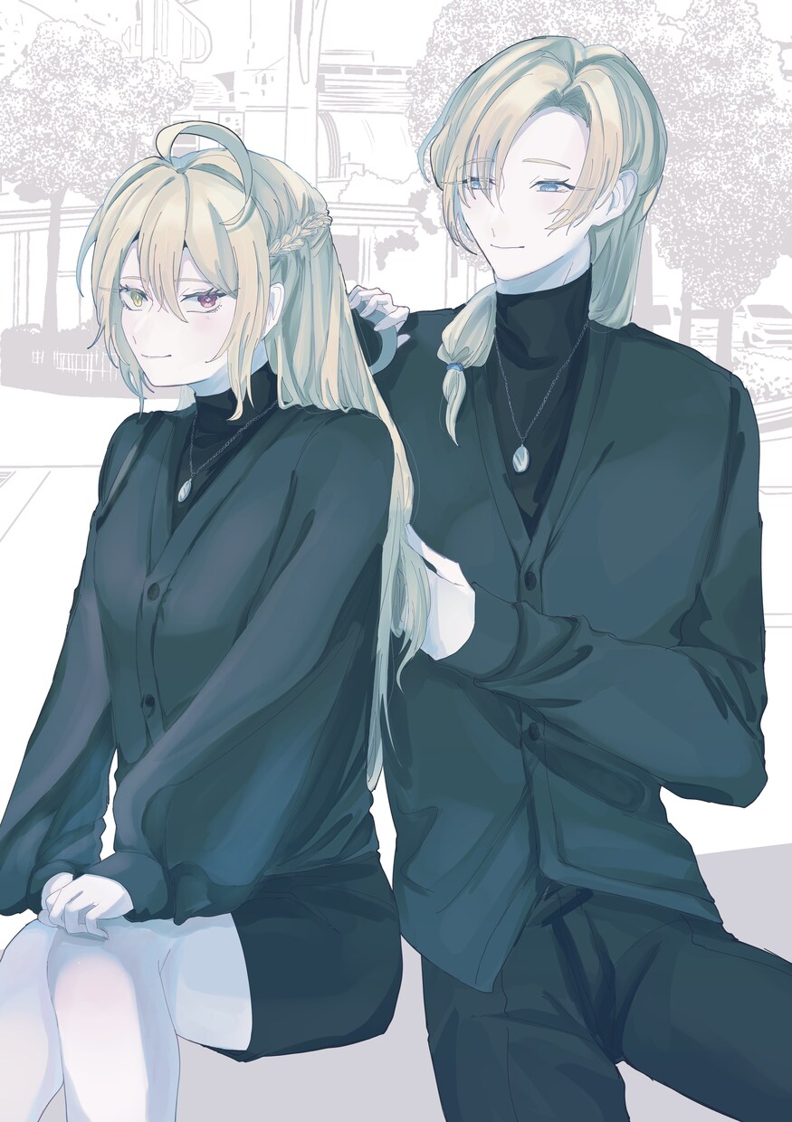 爽やかな色合いのイラストを制作いたします 爽やかでノスタルジックな雰囲気の色合いや表情が得意です イメージ7