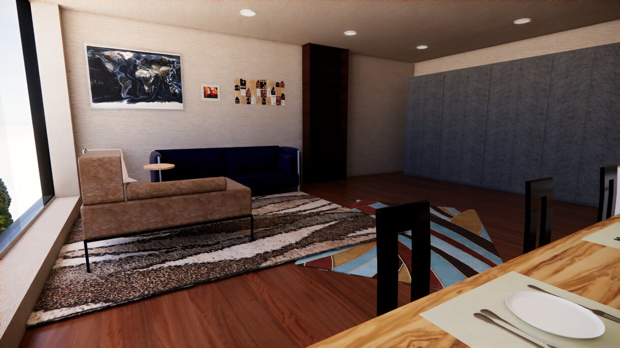 高クオリティの内観パースを短納期で制作します VectorworksとEnscapeを用いたパース制作 イメージ2