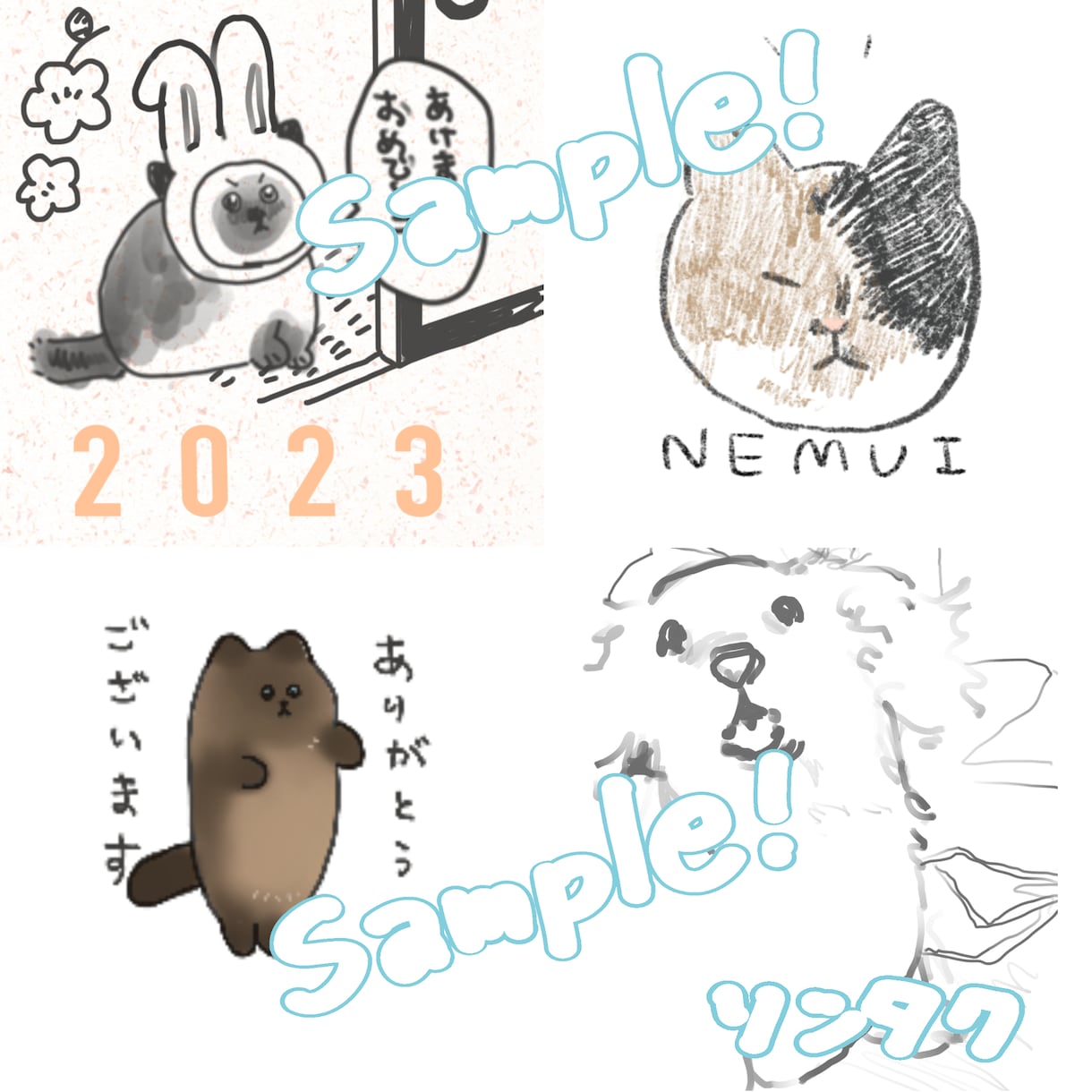 ペットの似顔絵かきます 大事な家族であるペットの絵を飾りませんか？ イメージ2