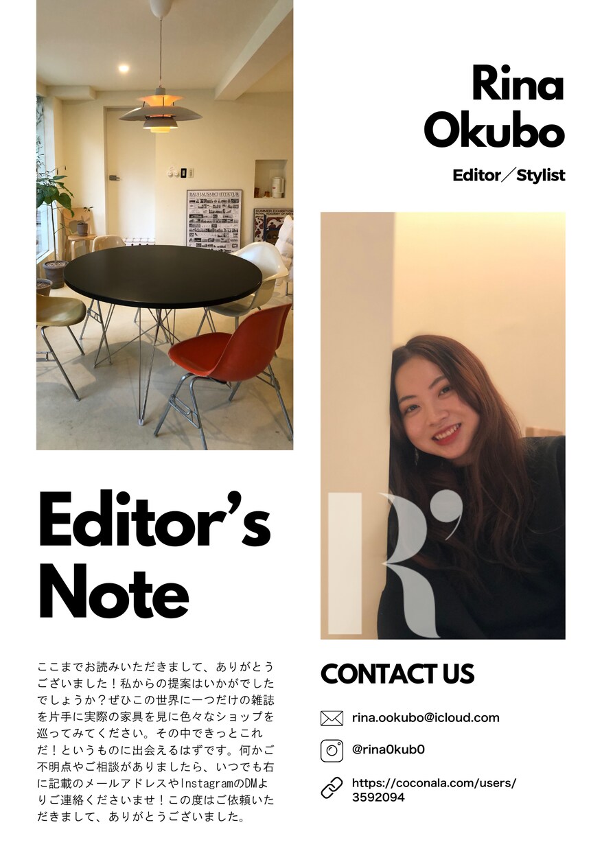 雑誌風に家具の提案書を作成します インテリアショップ巡りがしやすくなる提案書です イメージ8