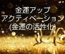 金運アップアクティベーション(活性化)をします 金欠脱出！あなたが持つ豊かさを最大限に引き出します！引き寄せ イメージ1