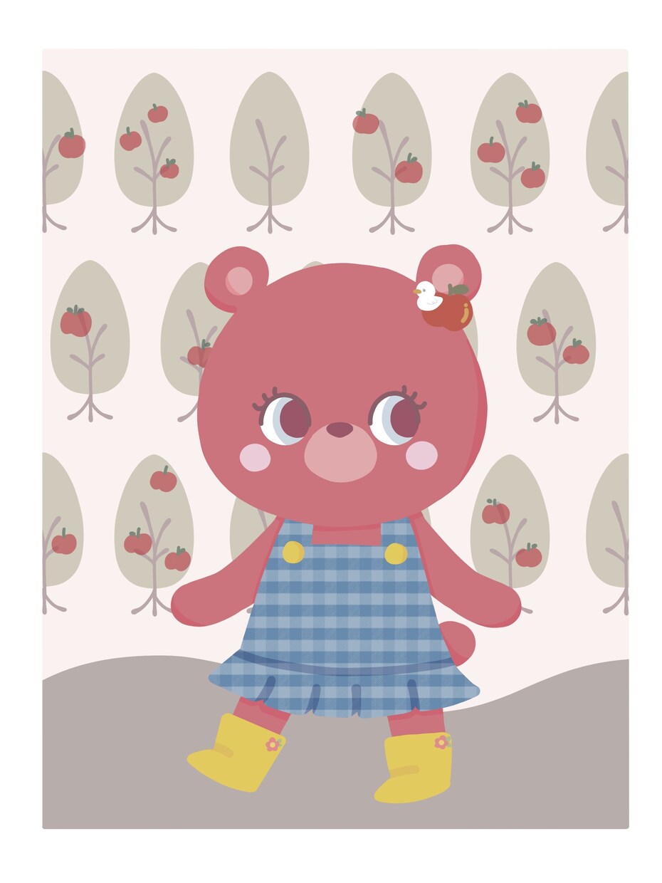動物キャラクター制作します 淡い色と可愛いキャラクターを制作します イメージ1