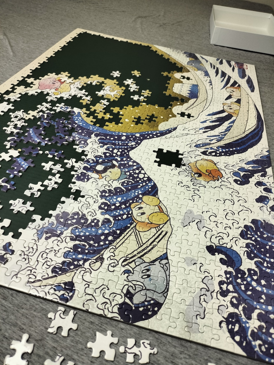 ジグソーパズルの組み立て代行いたします お気に入りのイラストや絵画をお部屋に飾りませんか♪ イメージ1
