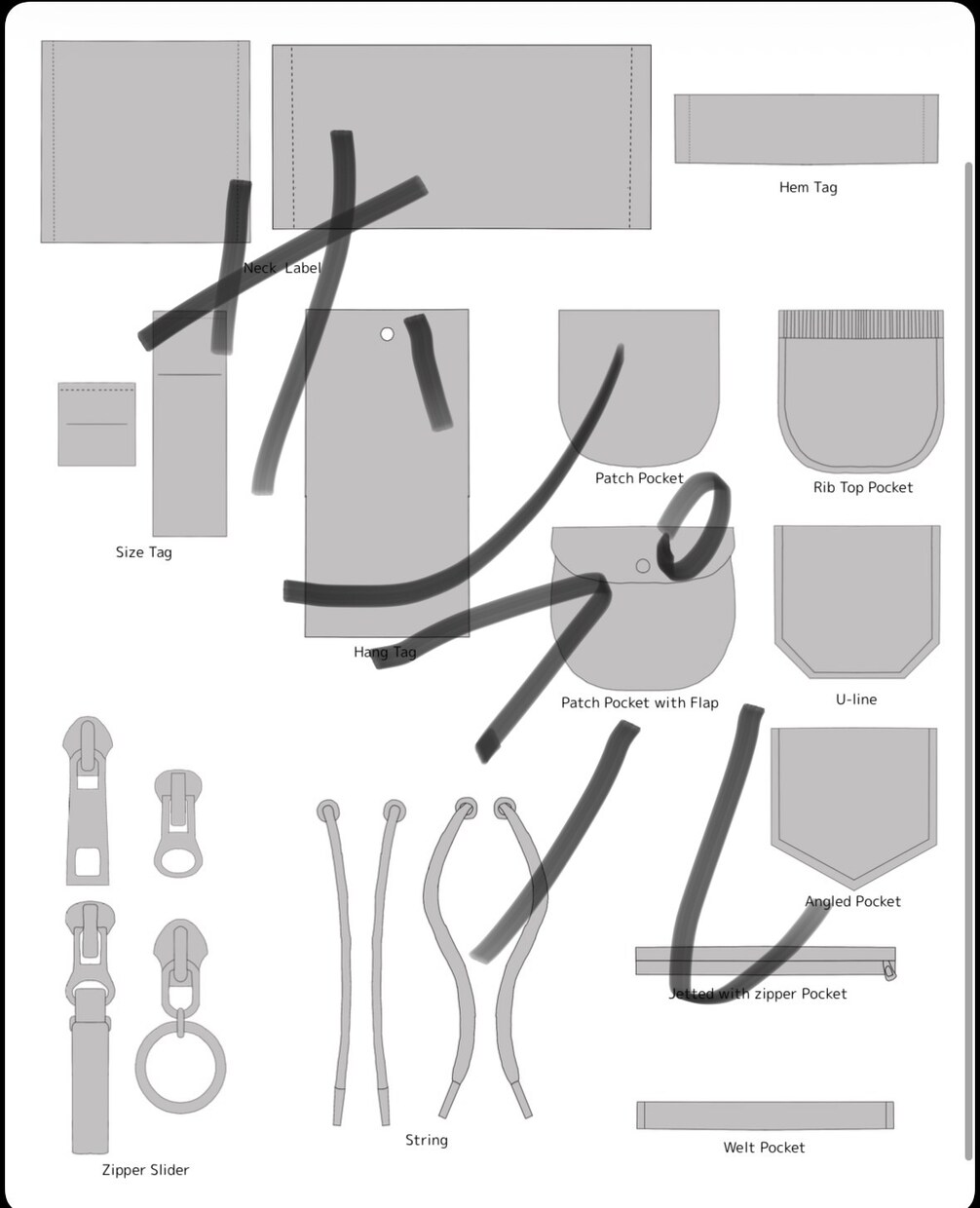 アパレル始めたい方は必ず使うモックアップ販売します アパレル初めたい方など幅広く使用できるモックアップ。 イメージ2