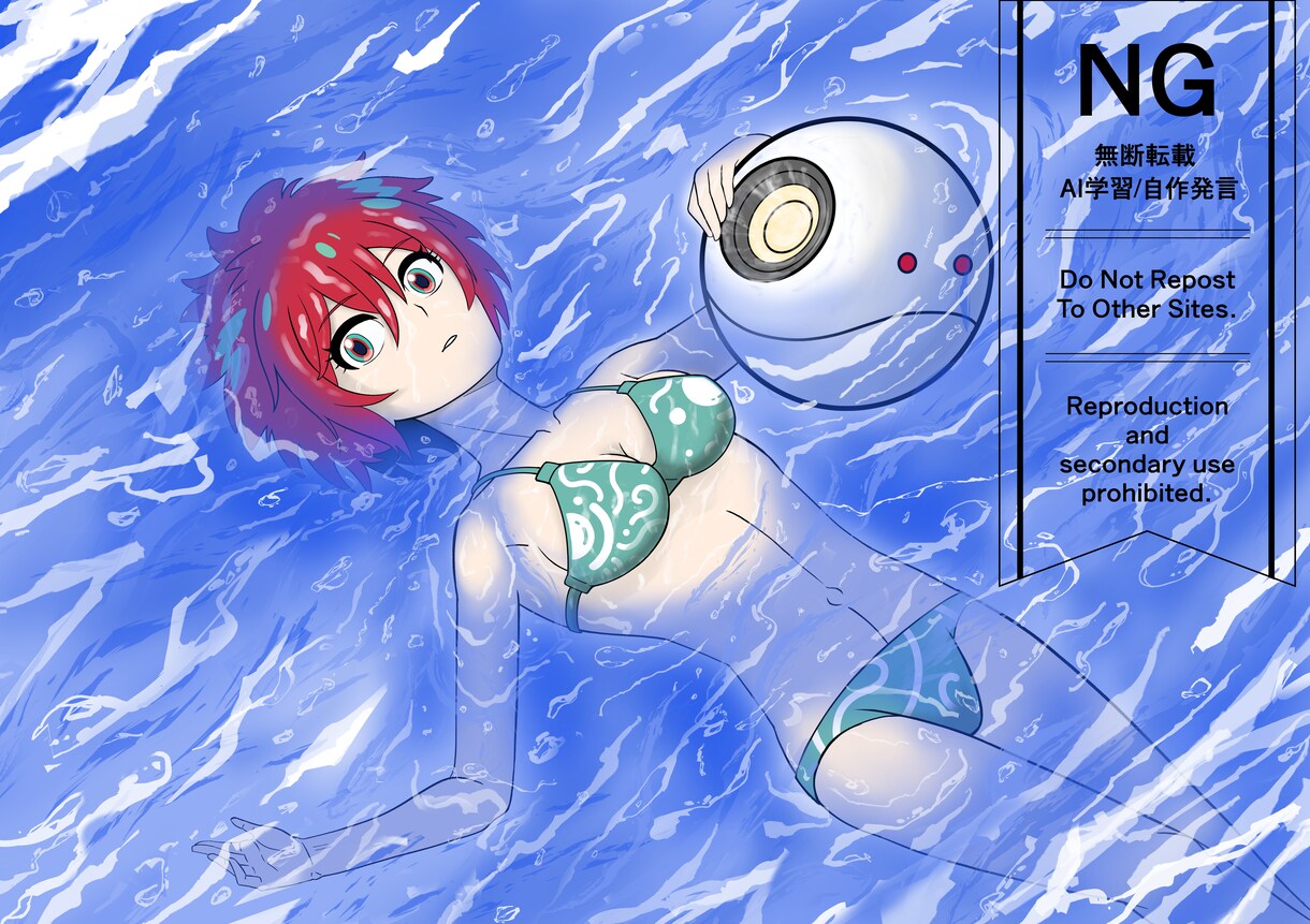 キャラクターの一枚絵を描きます 線のある筋肉を描くのが得意です。 イメージ4