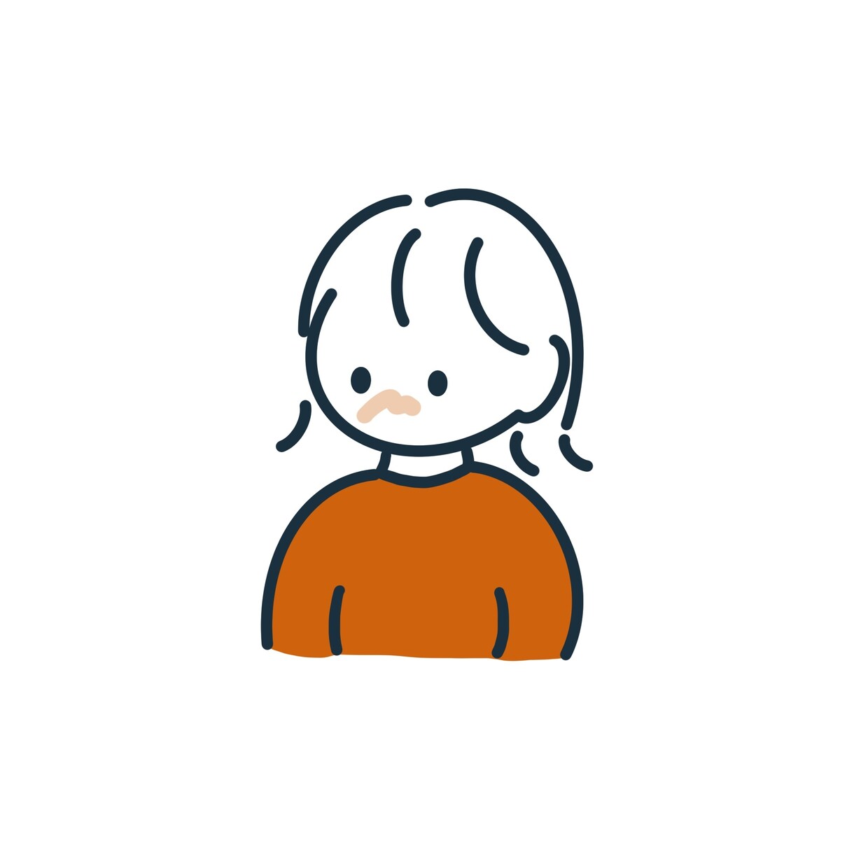 太めの線で日常のひとコマを描きます シンプルなイラストで、特別なひとときを切り抜きます♩ イメージ4